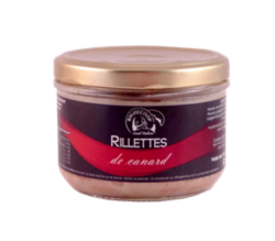 Rillettes Canard 120 grs..A tartiner sur pain légèrement grillé...