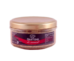 Frittons de Canard. Terrine 190 grs ..à l’Apéritif sur un pain légèrement grillé ou pour accompagner une salade Gasconne..