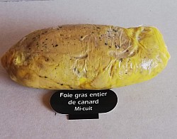 Foie Gras entier Mi-cuit de canard..Sous/vide..