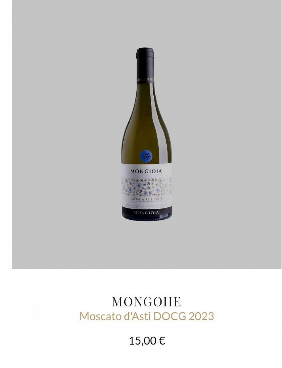 Le Moscato de l'apéritif 5,5°C