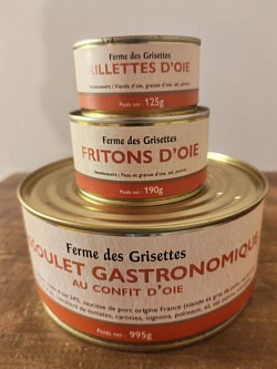 Cassoulet - Rillettes - Grattons d'OIE.  Apéritif et repas Gascon pour une Soirée Gourmande et Conviviale..